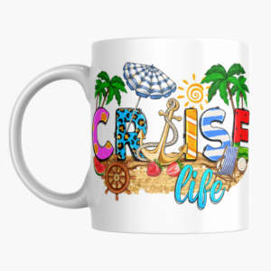 cruise,life,mug,colourful